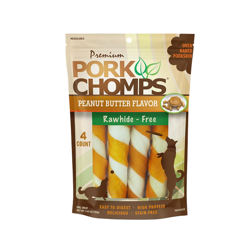 Peanut Butter Flavor Twists - 4 Count