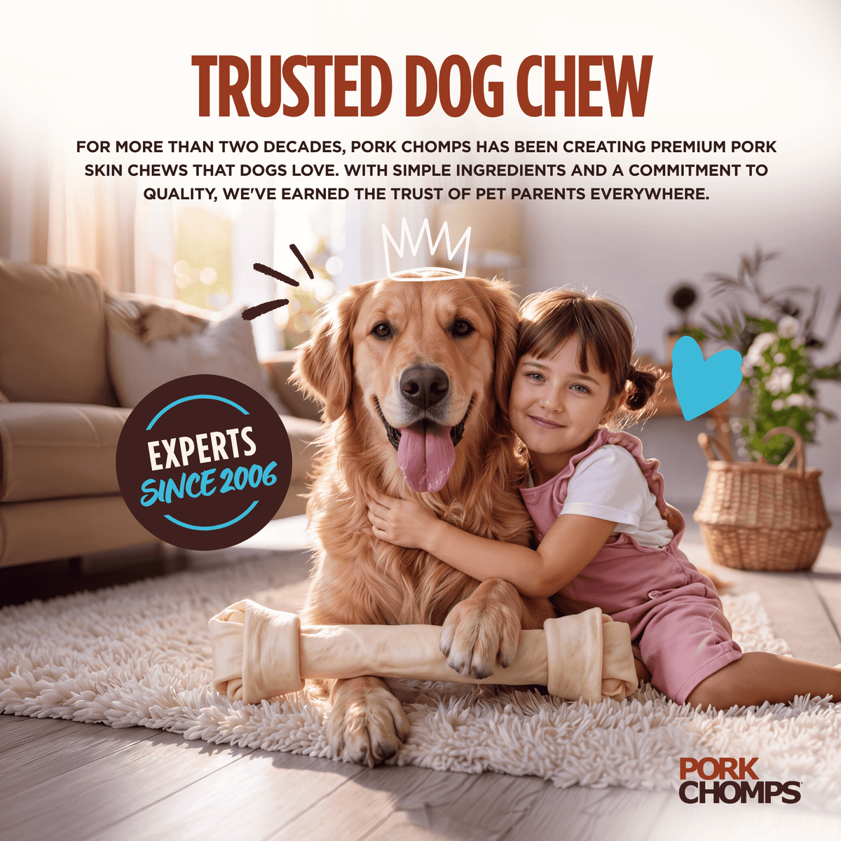 Pork Chomps - 20" Baked Knot - 1 Count