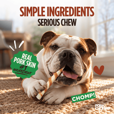 Pork Chomps - Real Chicken Wrapped Mini Twists